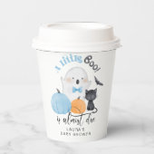 Little Booはほとんどブルーベビーシャワー 紙コップ (正面)