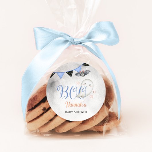 Little Booはほとんど正式な男の子のシャワーの好意 ラウンドシール