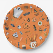 Little Booはほとんど赤ちゃんシャワー ペーパープレート (正面)