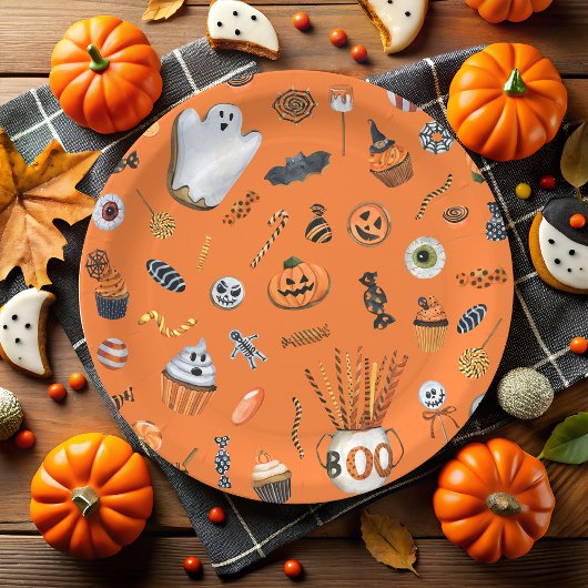 Little Booはほとんど赤ちゃんシャワー ペーパープレート