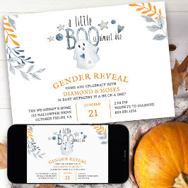 Little Booはもうすぐ誕生日ハロウィン・ジェンダーリビール 招待状