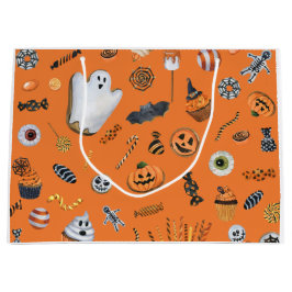 Little Booはハロウィーンの時期に近い ラージペーパーバッグ