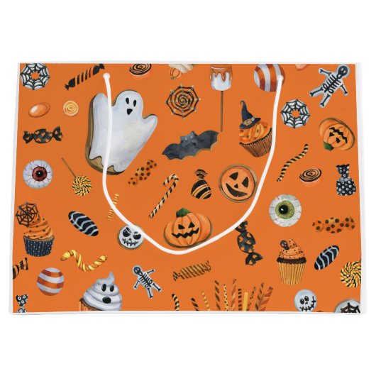 Little Booはハロウィーンの時期に近い ラージペーパーバッグ (正面)