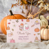 Little Booはピンクのかわいい赤ちゃんシャワーが原因 サンキューカード