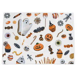 Little Booは可愛いハロウィーンのためにある ラージペーパーバッグ