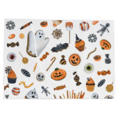 Little Booは可愛いハロウィーンのためにある ラージペーパーバッグ (裏面)