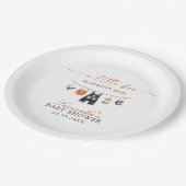 Little Booほとんどハロウィーンの赤ちゃんシャワー ペーパープレート (アングル)