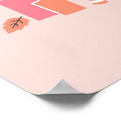 Little Booほとんどハロウィーンの赤ちゃんシャワー ポスター (角)