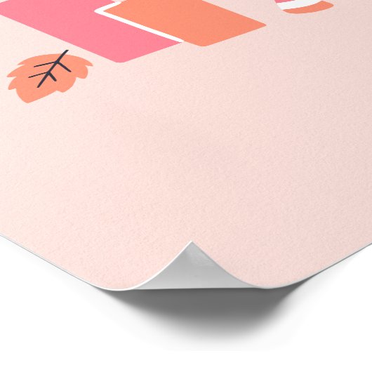 Little Booほとんどハロウィーンの赤ちゃんシャワー ポスター (角)