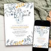 Little Booほとんどハロウィーンの赤ちゃんシャワー 招待状