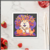 LITTLE BOOクリームチャウ スタンダードカクテルナプキン