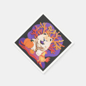 LITTLE BOOクリームチャウ スタンダードカクテルナプキン (角)