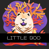 LITTLE BOOクリームチャウ マグカップ