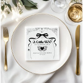 Little Booゴシッミニマルクハロウィーン赤ちゃんシャワー スタンダードカクテルナプキン