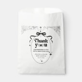 Little Booゴシッミニマルクハロウィーン赤ちゃんシャワー フェイバーバッグ (正面)