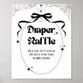 Little Booゴシッミニマルクハロウィーン赤ちゃんシャワー ポスター (正面)