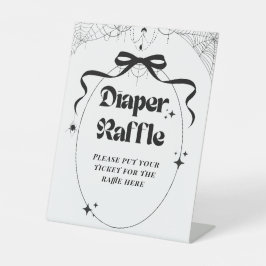 Little Booゴシッミニマルクハロウィーン赤ちゃんシャワー 台座サイン