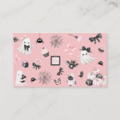 Little Booハロウィーンはカボチャの数を推測 エンクロージャーカード (裏面)