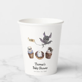 Little Booハロウィーンカップケーキベビーシャワー 紙コップ