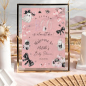 Little Booハロウィーンガールベビーシャワーへようこそ ポスター