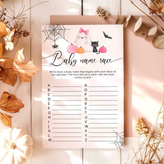Little Booハロウィーンシャワーベビー名レースゲーム (クリエイターアップロード済み)