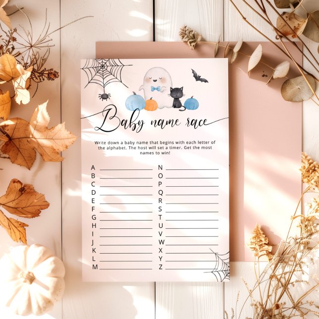 Little Booハロウィーンシャワーベビー名レースゲーム (クリエイターアップロード済み)