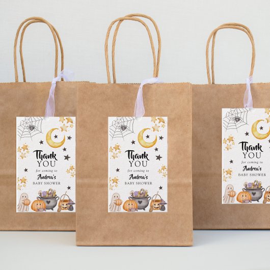 Little Booハロウィーンベビーシャワー ギフトタグ