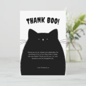 Little Booハロウィーンベビーシャワー サンキューカード (スタンド正面)