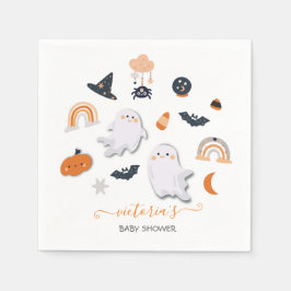 Little Booハロウィーンベビーシャワー スタンダードカクテルナプキン