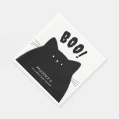 Little Booハロウィーンベビーシャワー スタンダードランチョンナプキン (角)