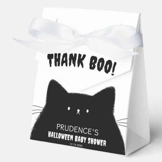 Little Booハロウィーンベビーシャワー フェイバーボックス (正面)