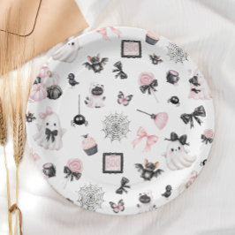 Little Booハロウィーンベビーシャワー ペーパープレート