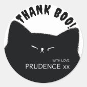 Little Booハロウィーンベビーシャワー ラウンドシール (正面)