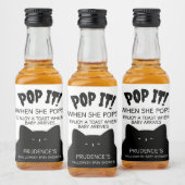 Little Booハロウィーンベビーシャワー リキュールボトルラベル (ボトル)