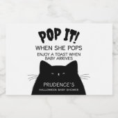 Little Booハロウィーンベビーシャワー リキュールボトルラベル (シングルラベル)