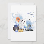 Little Booハロウィーンベビーシャワー 招待状 (裏面)