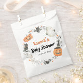 Little Booハロウィーンベビージャーシャワーバッグ フェイバーバッグ (クリップ留めされた状態)