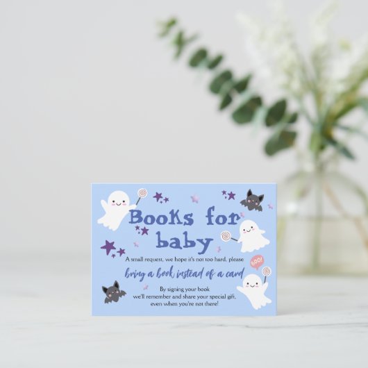 Little Booハロウィーン少年の本のベビー依頼 エンクロージャーカード (スタンド正面)