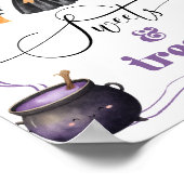 Little Booハロウィーン物干しスイーツ&スイーツ ポスター (角)