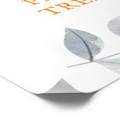 Little Booハロウィーン赤ちゃんシャワーのお願い ポスター (角)