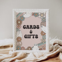 Little Booハロウィーン赤ちゃんシャワーカードとギフト