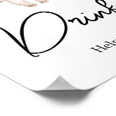 Little Booハロウィーン赤ちゃんシャワードリンク ポスター (角)