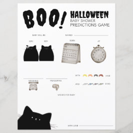 Little Booハロウィーン赤ちゃんシャワー予測ゲーム
