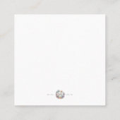 Little Booハロウィーン赤ちゃんシャワー予約リクエストカード コーリングカード (裏面)