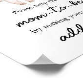 Little Booハロウィーン赤ちゃんシャワー封筒ステーション ポスター (角)