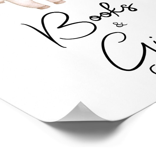 Little Booハロウィーン赤ちゃんシャワー本とギフト ポスター (角)