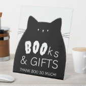 Little Booハロウィーン赤ちゃんシャワー本のギフトサイン 台座サイン (インサイチュ)