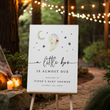 Little Booハロウィーン赤ちゃんシャワー歓迎サイン