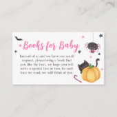 Little Booピンク赤ちゃんシャワーベビー エンクロージャーカード (正面)