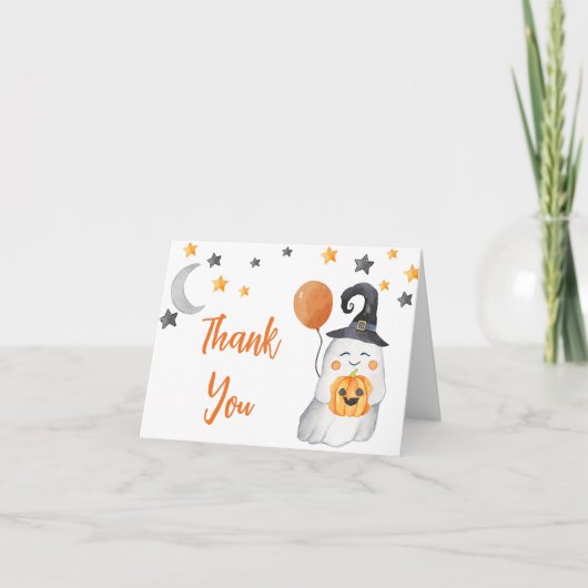 Little Booベビーシャワーサンキューカード サンキューカード (正面)